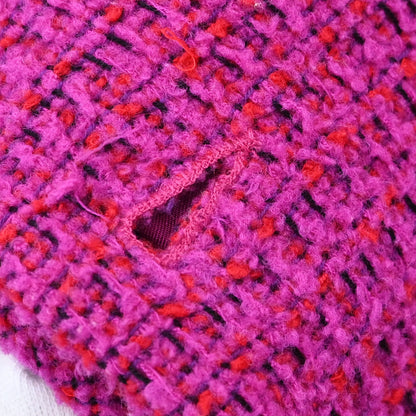 Chanel 1995 Single Breasted Tweed Jacket Pink #34
