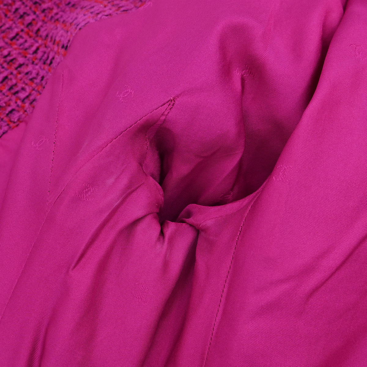 Chanel 1995 Single Breasted Tweed Jacket Pink #34