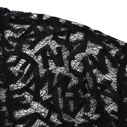 Chanel 1998 Lace Cardigan Black #40