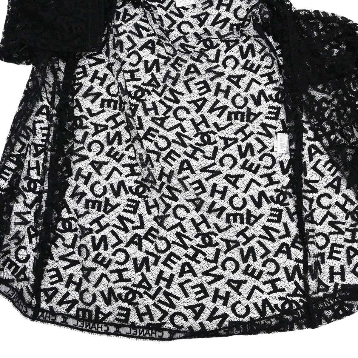 Chanel 1998 Lace Cardigan Black #40