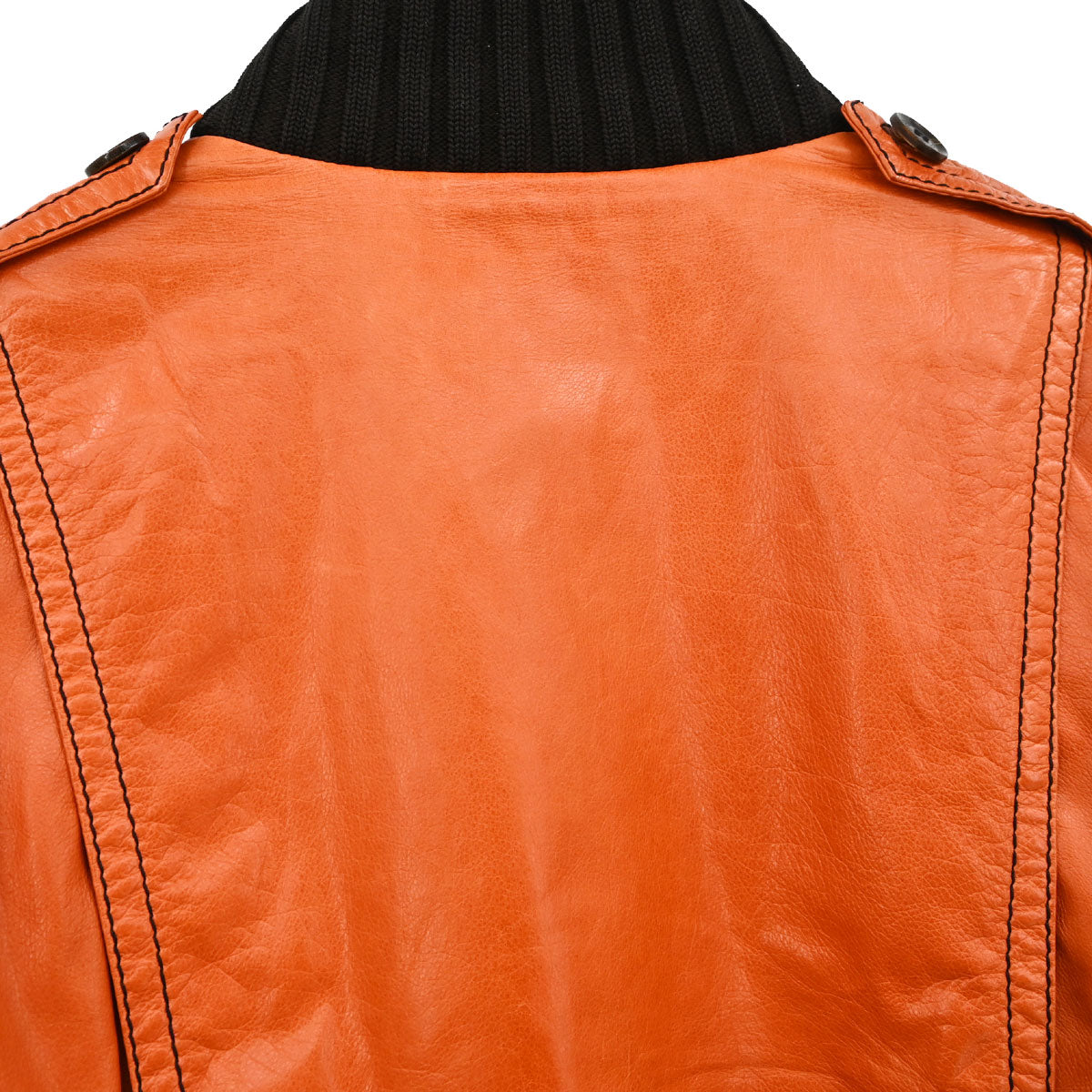 Gucci 2000s Leather Madonna Bomber Jacket #36