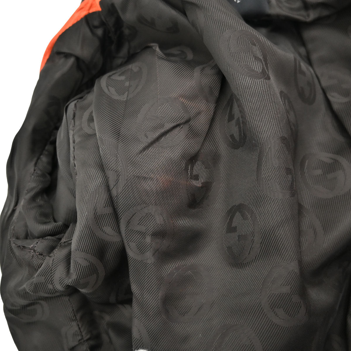 Gucci 2000s Leather Madonna Bomber Jacket #36