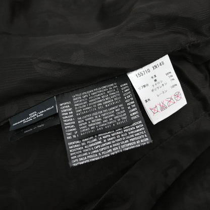 Gucci 2000s Leather Madonna Bomber Jacket #36