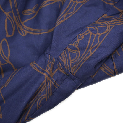 Gucci 2013 Zip Up Silk Jacket Navy #58