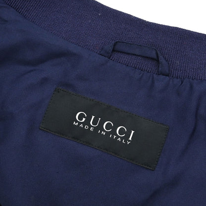 Gucci 2013 Zip Up Silk Jacket Navy #58