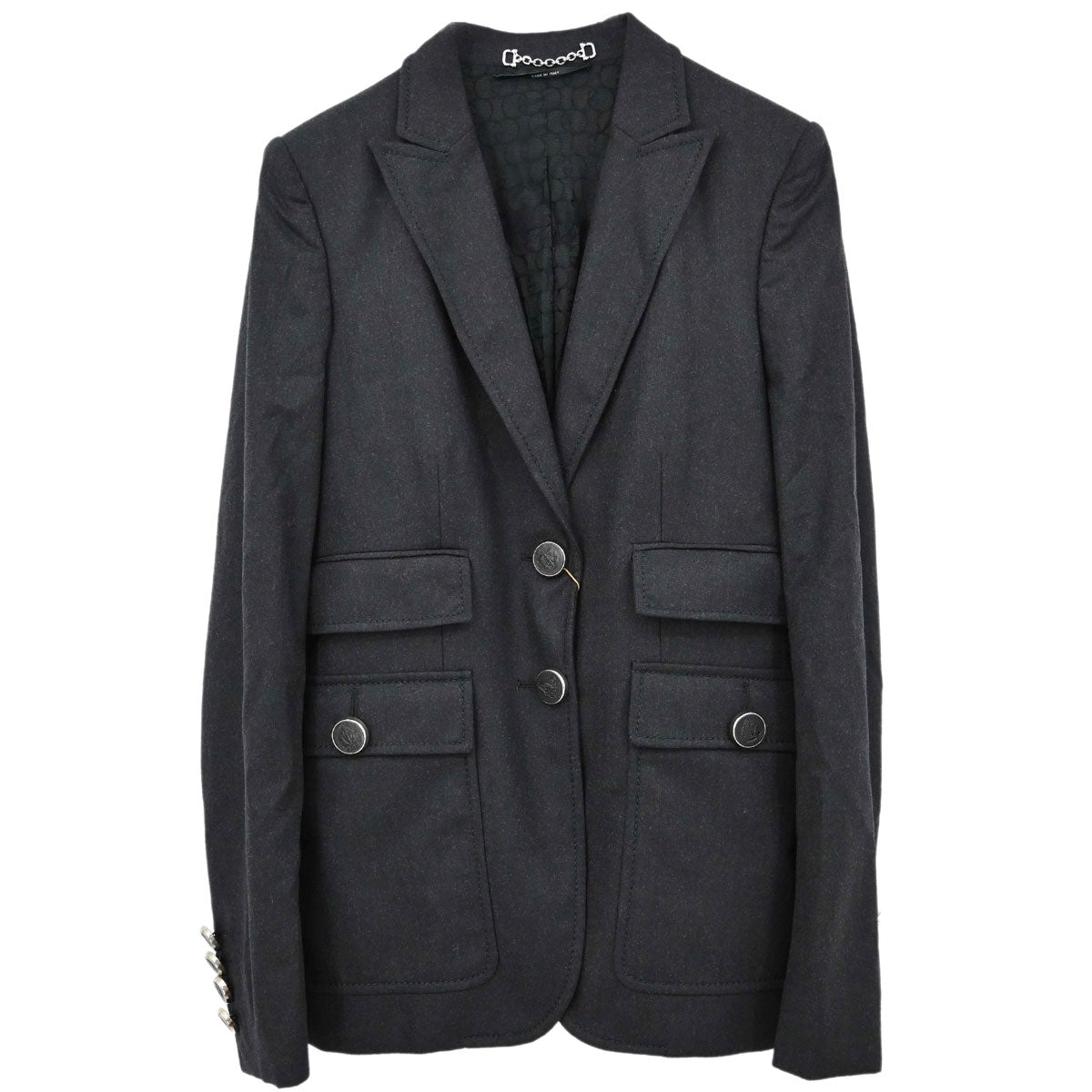 Gucci 2007 Single Breasted Jacket Black #40