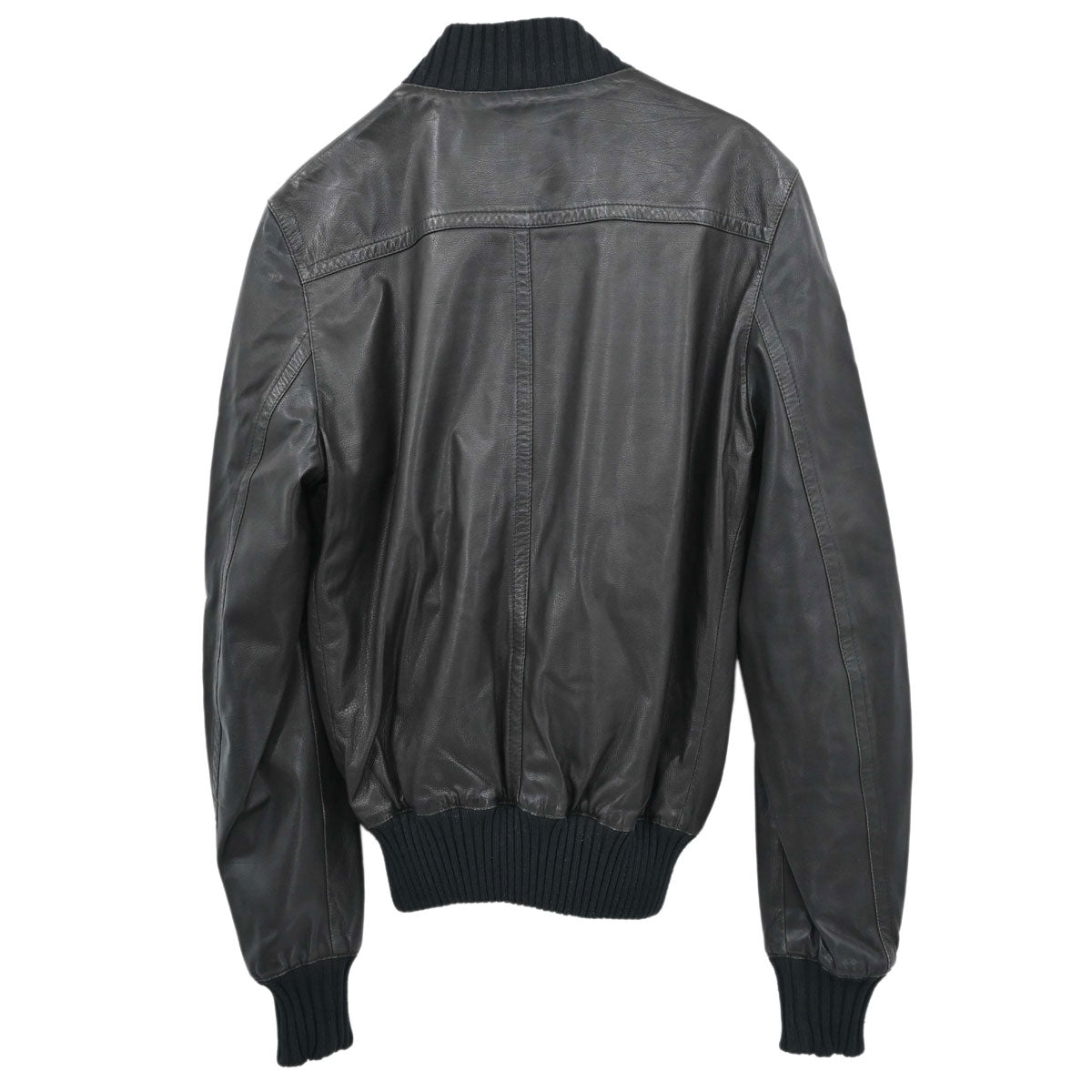 Gucci Calf Leather Jacket Black #44