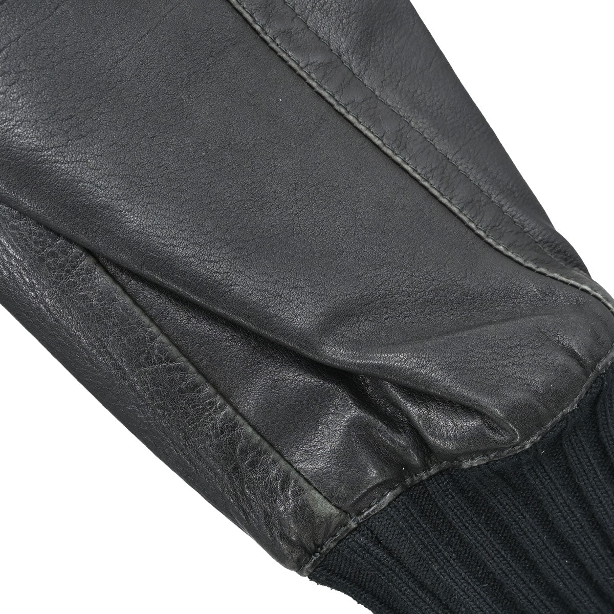 Gucci Calf Leather Jacket Black #44