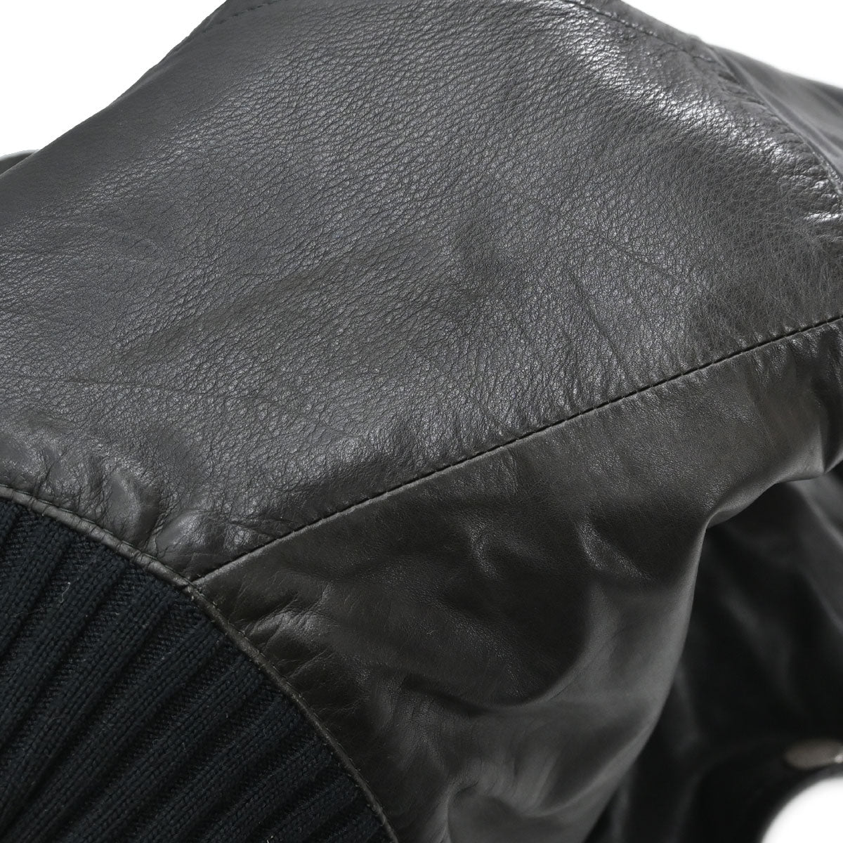 Gucci Calf Leather Jacket Black #44