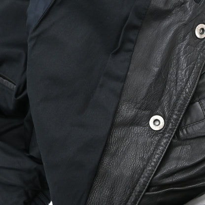 Gucci Calf Leather Jacket Black #44