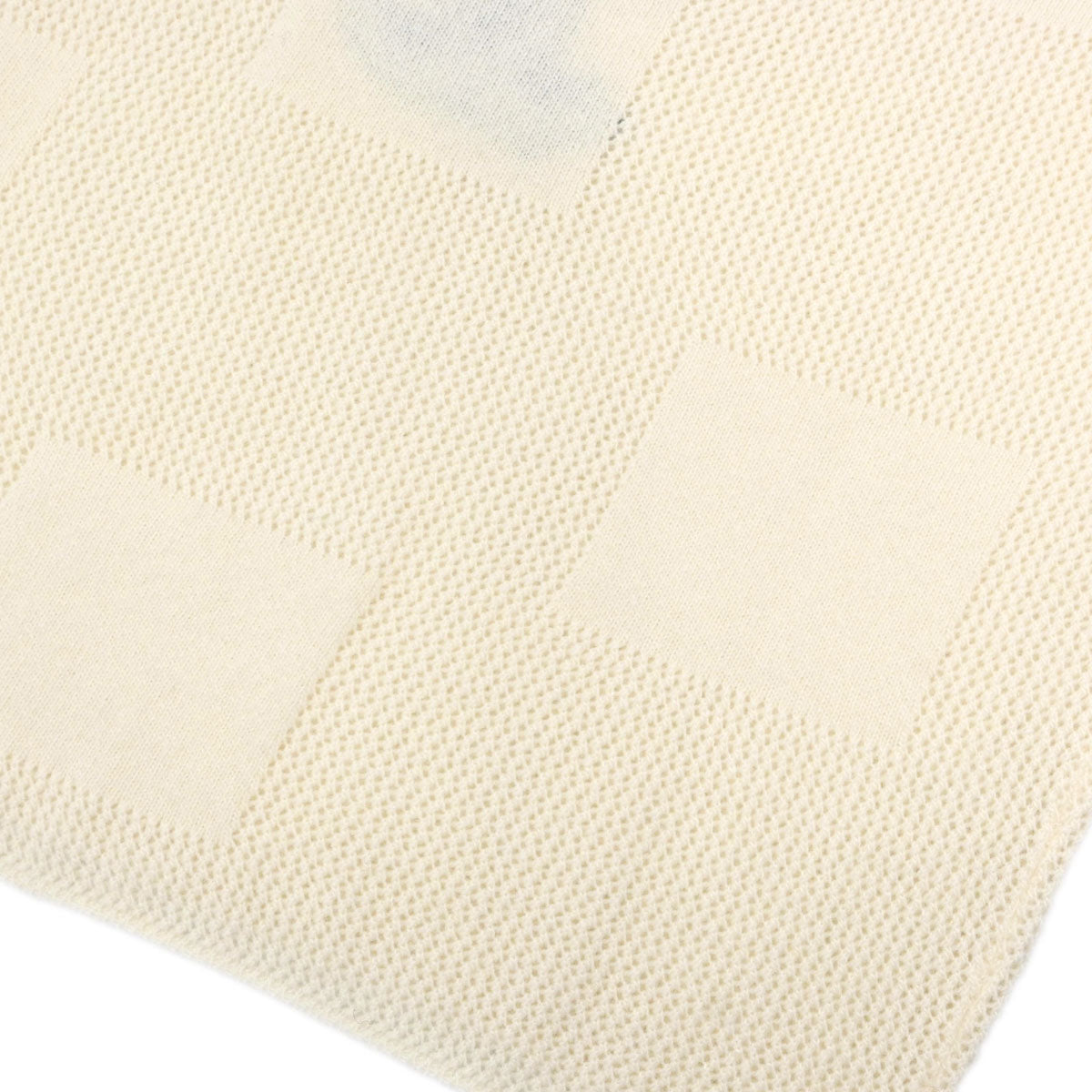 Chanel 2001 Short Sleeve Knit Top Ivory #42