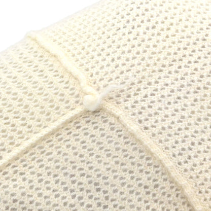 Chanel 2001 Short Sleeve Knit Top Ivory #42
