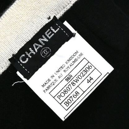Chanel 1996 Set Cardigan Top Black #44