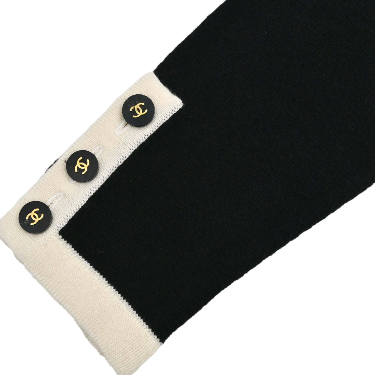 Chanel 1996 Set Cardigan Top Black #44