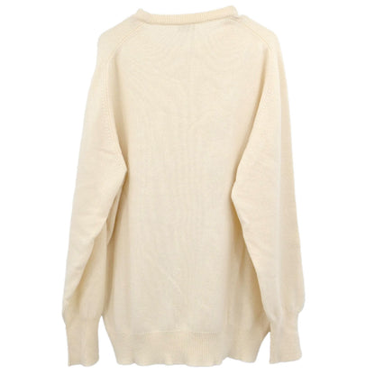Chanel Pullover Sweater Top Ivory
