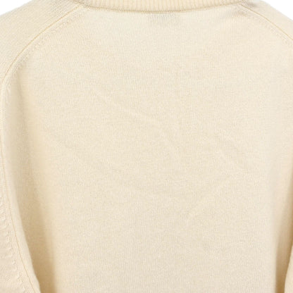 Chanel Pullover Sweater Top Ivory