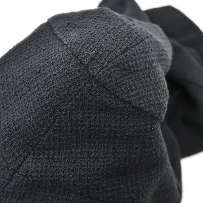 Chanel 2012 Double Breasted Jacket Tweed Black #34