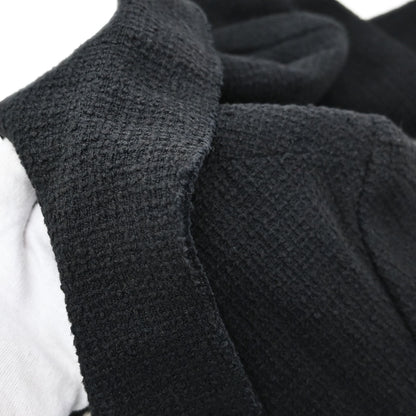 Chanel 2012 Double Breasted Jacket Tweed Black #34