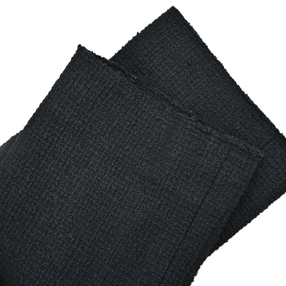 Chanel 2012 Double Breasted Jacket Tweed Black #34