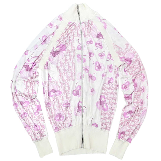 Christian Dior 2005 Trotter Print Zip Up Jacket Pink #36