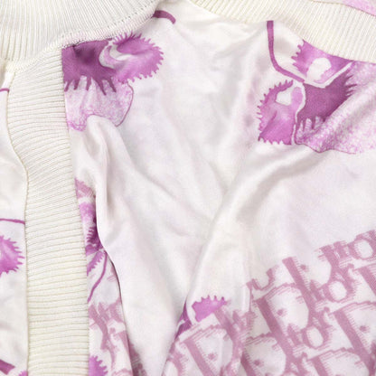 Christian Dior 2005 Trotter Print Zip Up Jacket Pink #36