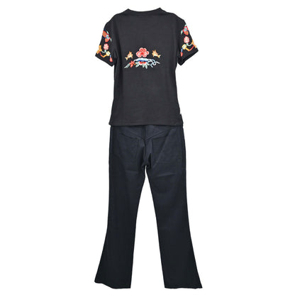 Christian Dior 2001 Setup Top Pants Black #36