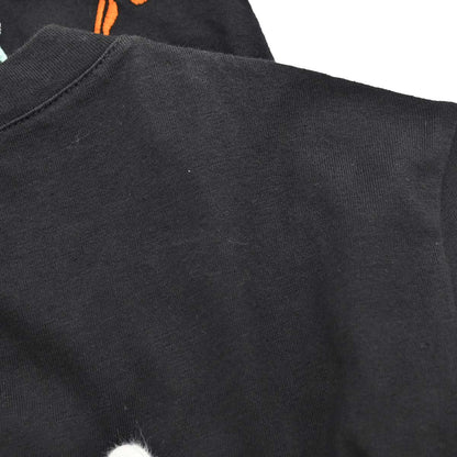 Christian Dior 2001 T-shirt Top Embroidery Sequins Black #36