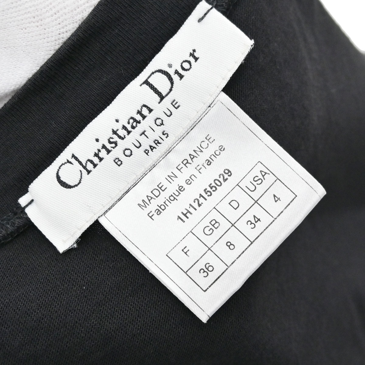 Christian Dior 2001 Setup Top Pants Black #36