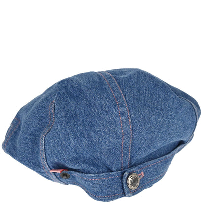 Christian Dior Denim Hunting Cap #58 Small Good