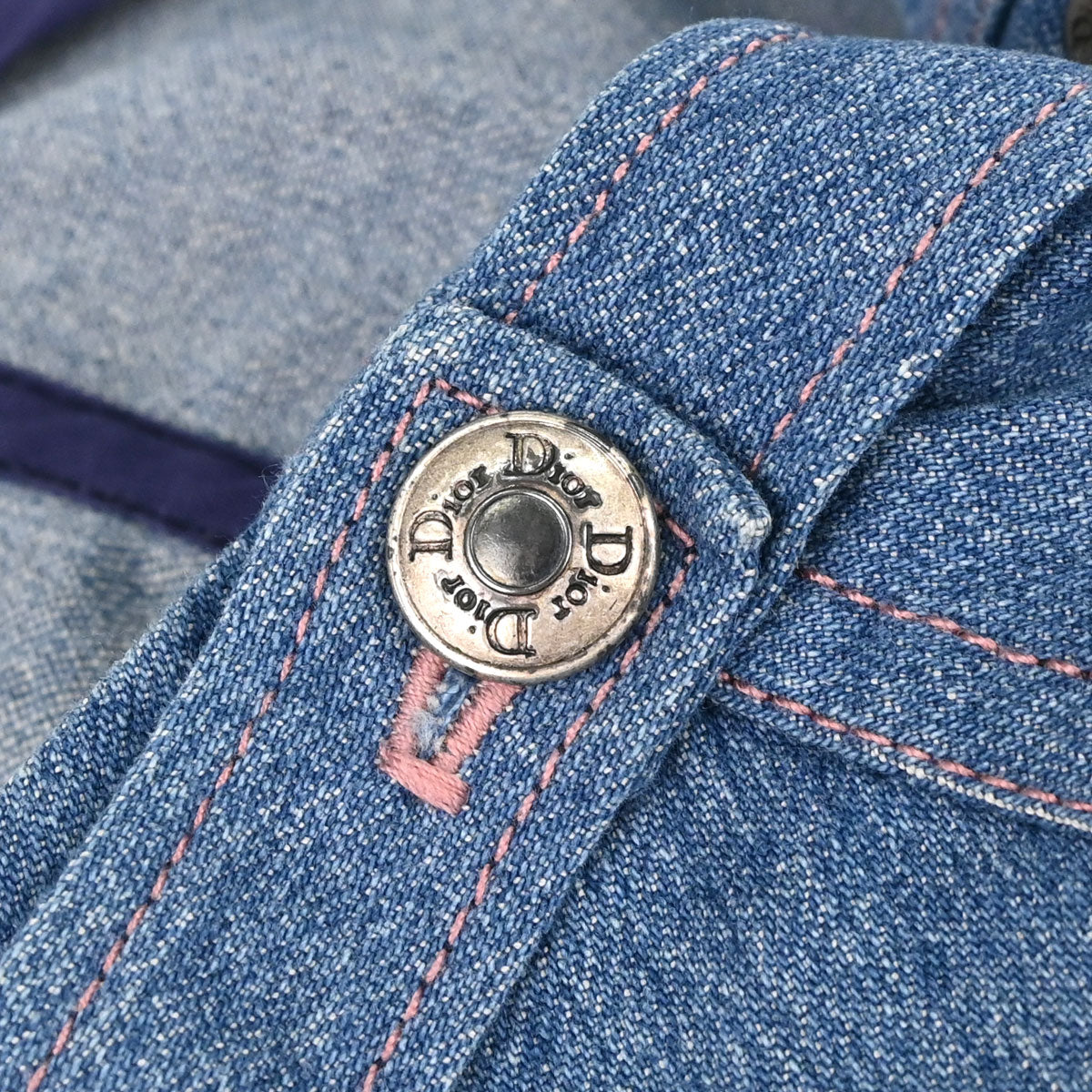 Christian Dior Denim Hunting Cap #58 Small Good
