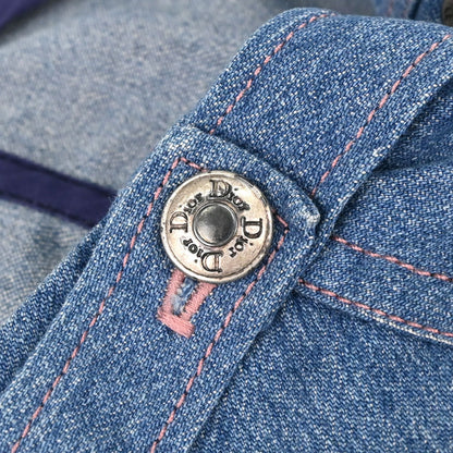 Christian Dior Denim Hunting Cap #58 Small Good