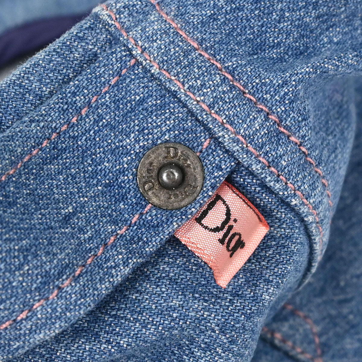 Christian Dior Denim Hunting Cap #58 Small Good