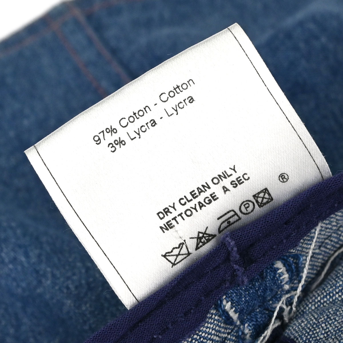 Christian Dior Denim Hunting Cap #58 Small Good