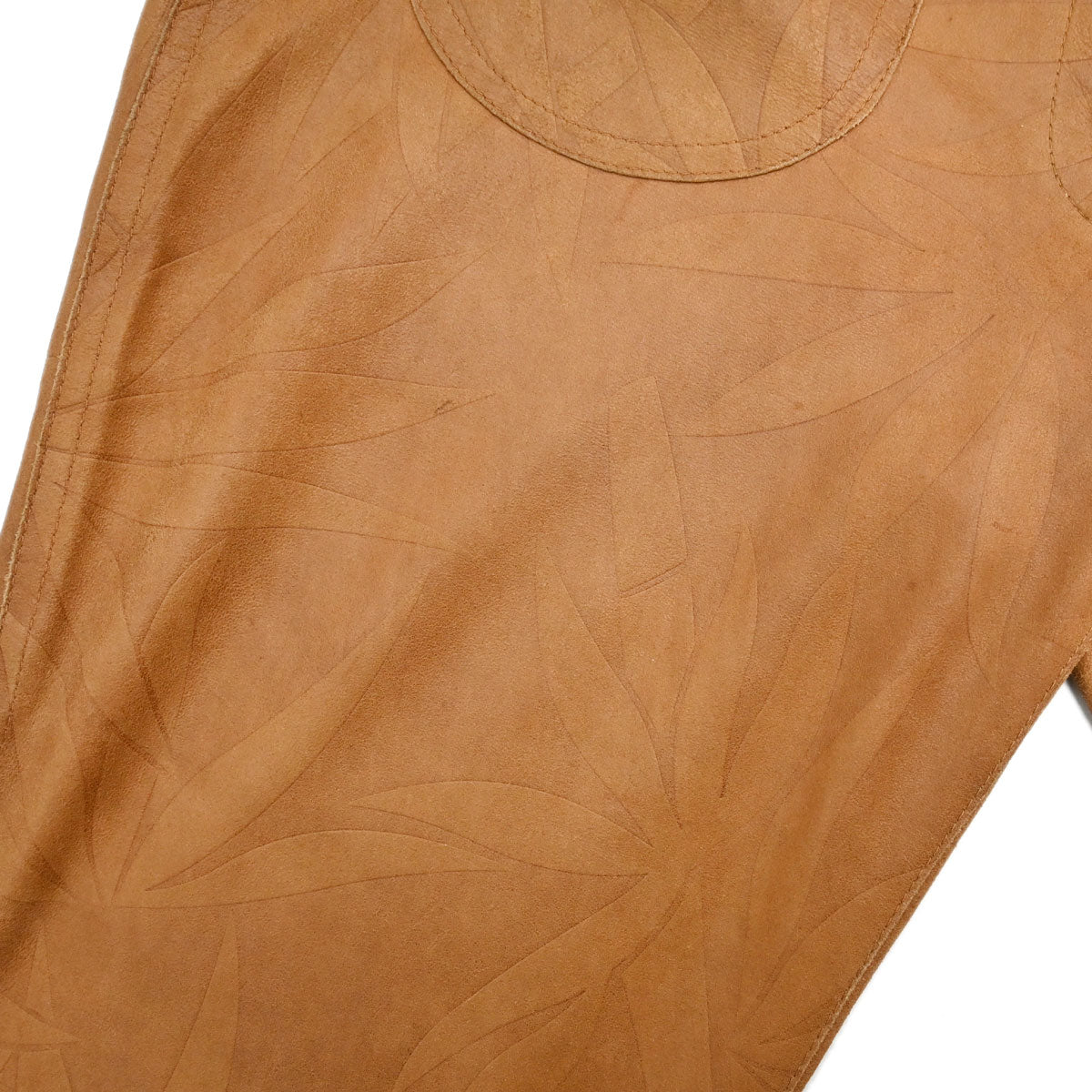Christian Dior 2002 Goatskin Leather Pants Brown #34