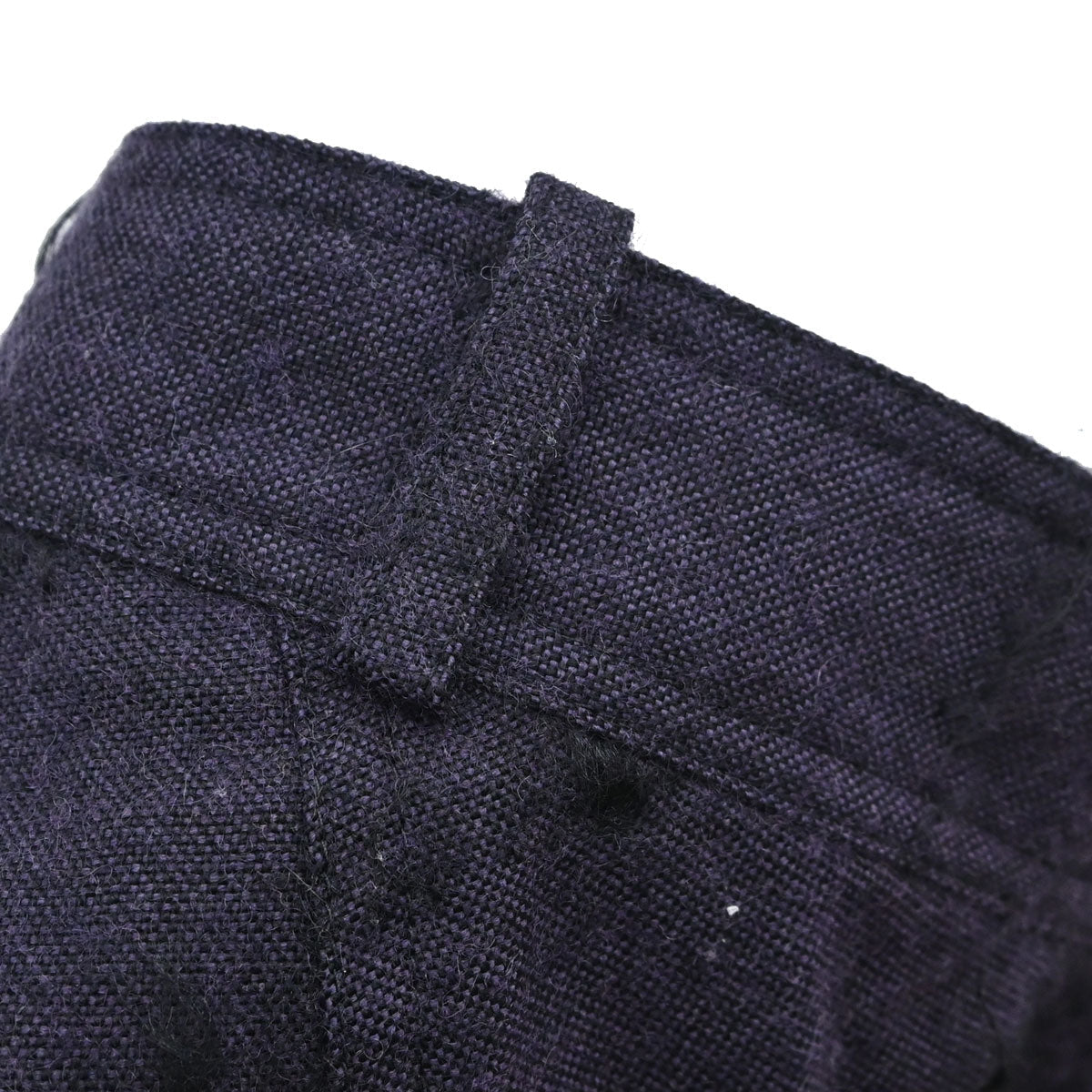 Christian Dior 2000 Asymmetric Wool Mohair Skirt Purple Black #36