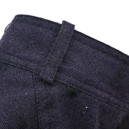 Christian Dior 2000 Asymmetric Wool Mohair Skirt Purple Black #36