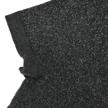 Chanel 2006 Short Sleeve T-shirt Glitter Top Dark Gray #38