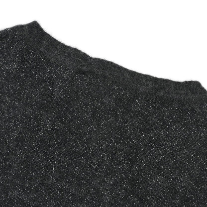 Chanel 2006 Short Sleeve T-shirt Glitter Top Dark Gray #38