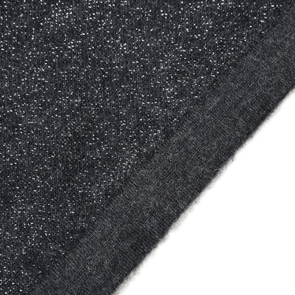 Chanel 2006 Short Sleeve T-shirt Glitter Top Dark Gray #38