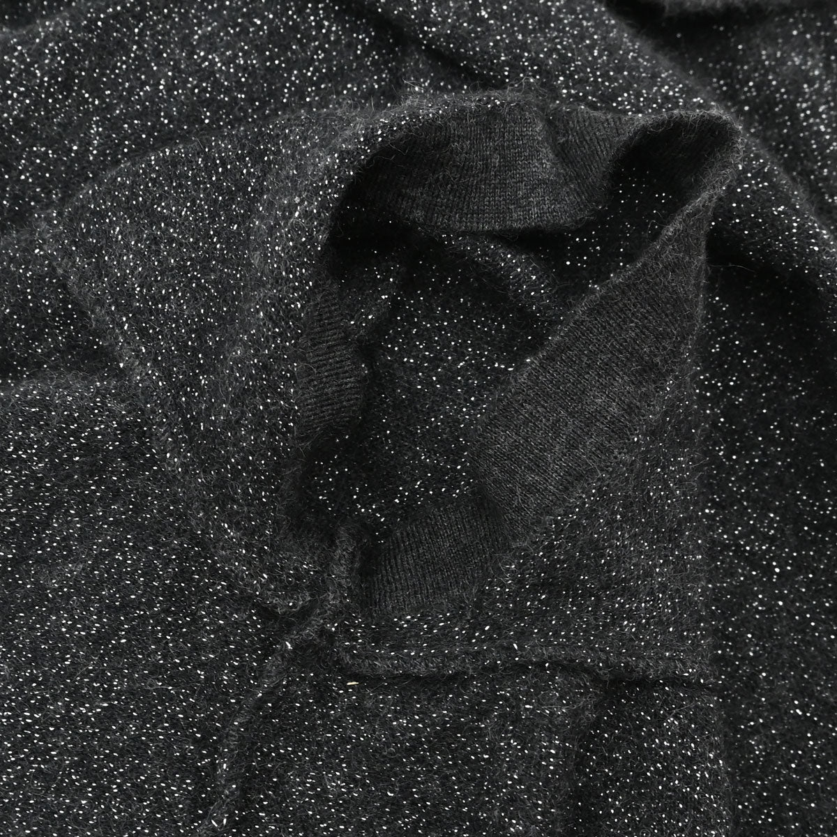 Chanel 2006 Short Sleeve T-shirt Glitter Top Dark Gray #38