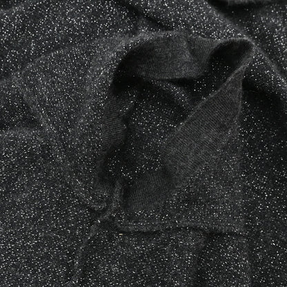 Chanel 2006 Short Sleeve T-shirt Glitter Top Dark Gray #38