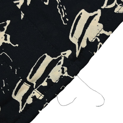 Chanel 2006 Silk Mademoiselle Graphic Print Sleeveless Top #38