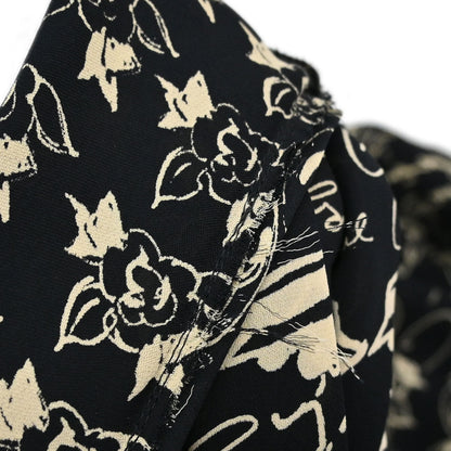 Chanel 2006 Silk Mademoiselle Graphic Print Sleeveless Top #38