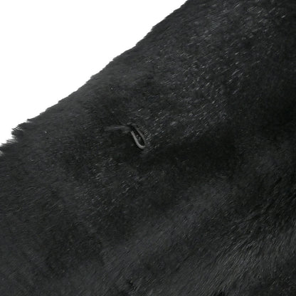 Chanel 2001 Rabbit Fur Trim Tweed A-Line Long Coat #38