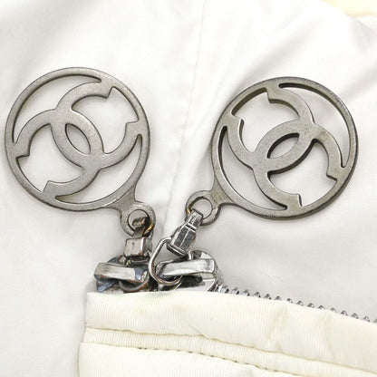 Chanel 2000 Sport Line Zip Up Coat White #40