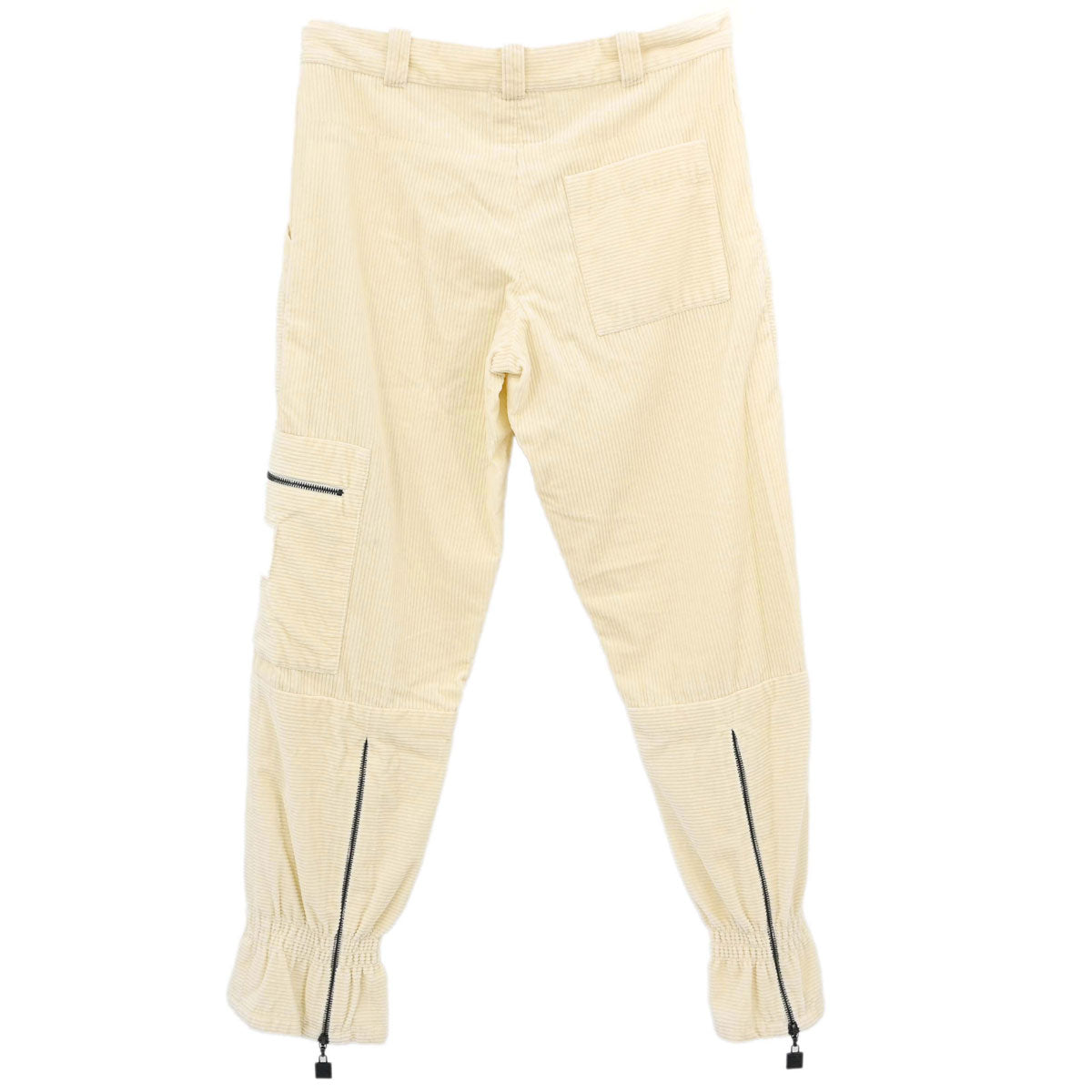 Chanel Sport Line Long Pants Corduroy Ivory #38