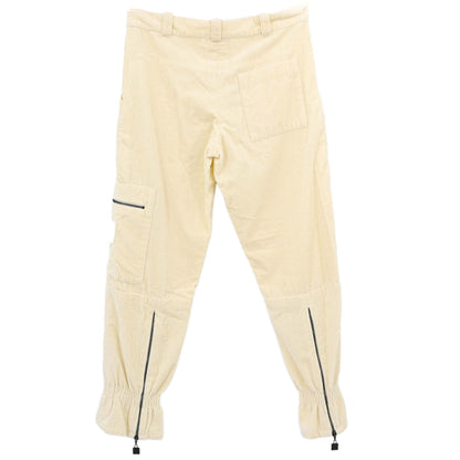 Chanel Sport Line Long Pants Corduroy Ivory #38
