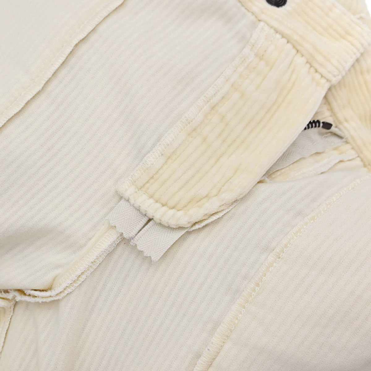 Chanel Sport Line Long Pants Corduroy Ivory #38