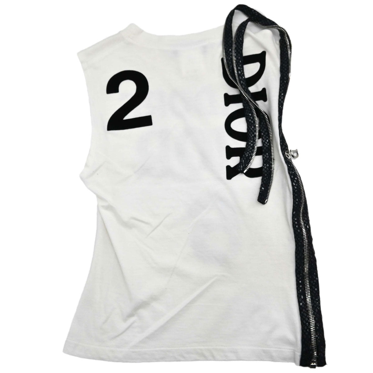 Christian Dior 2001 John Galliano J'ADORE DIOR Zipper Tank Top #36