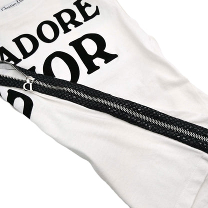 Christian Dior 2001 John Galliano J'ADORE DIOR Zipper Tank Top #36